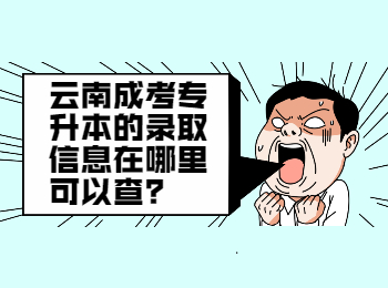 云南成考 云南成考專升本錄取信息