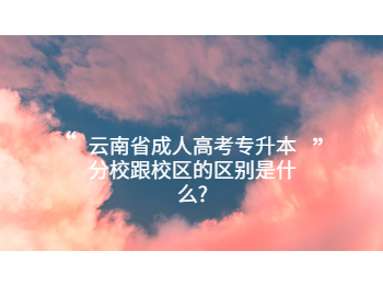 云南成考網 云南成考分校與校區