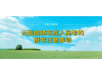 云南成人高考報(bào)名 曲靖成考報(bào)考事項(xiàng)