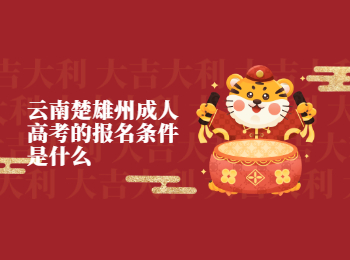 楚雄州成考 楚雄州成考報(bào)名條件