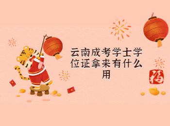 云南成考 云南成考學士學位