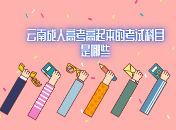 云南成人高考高起本考試科目