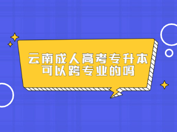 云南成考專升本跨專業