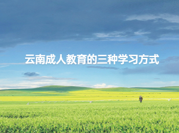 云南成教學(xué)習(xí)方式