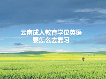 云南成人教育學位英語