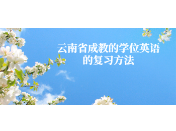 云南省成教學位英語