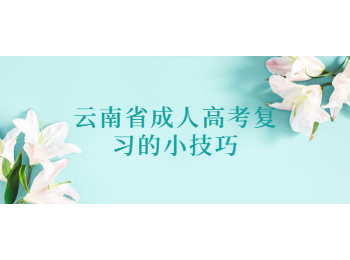 云南省成人高考復習