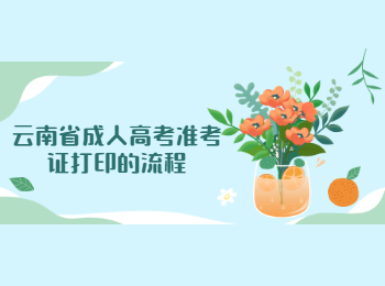 云南省成人高考準考證