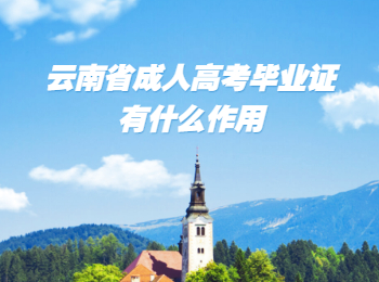 云南省成人高考畢業證