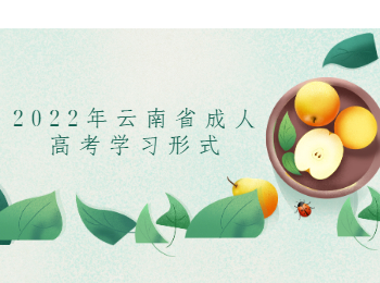 云南省成人高考學習形式