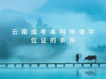 云南成考 云南成考本科學位證