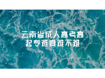 云南省成人高考高起專