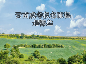 云南成考報名流程