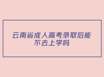 云南省成人高考錄取
