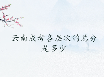 云南成考總分 云南成考