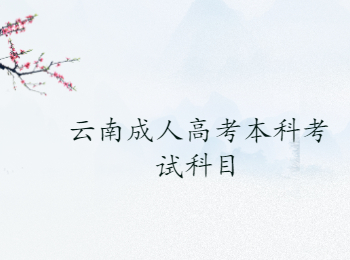 云南成人高考本科考試科目