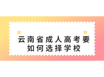 云南省成人高考學校