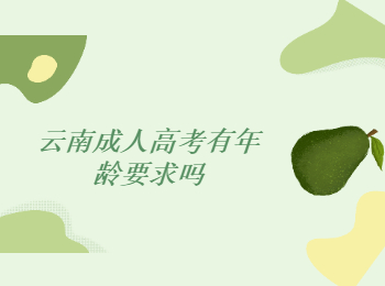 云南成人高考年齡要求