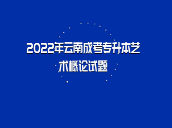 云南成考專升本藝術概論 云南成考