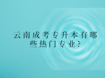 云南成考 云南成考專升本 